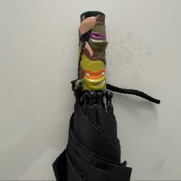 🐢🥷Teenage Mutant Ninja Turtles Childs umbrella Vintage collectible Nickelodeon - Picture 4 of 12